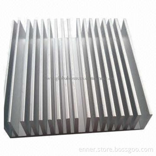 50*50*12mm Nature Anodized Extruded Aluminum Heat-sink, OEM/ODM Services Welcomed